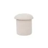 RNT By Really Nice Things Poufs Pouf Tapissé Avec Tissus Bouclé En Forme De Champignon Beige