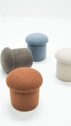 RNT By Really Nice Things Poufs Pouf Tapissé Avec Tissus Bouclé En Forme De Champignon Beige 5 RNT By Really Nice Things Poufs Pouf Tapissé Avec Tissus Bouclé En Forme De Champignon Beige -Magasin De Chaises pouf tapisse avec tissus boucle en forme de champignon beige 5