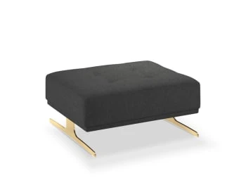 Pouf tissu structuré beige clair Micadoni Home Poufs Pouf Tissu Structuré Beige Clair -Magasin De Chaises pouf tissu structure gris fonce