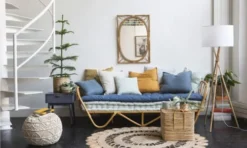 Maisons Du Monde Poufs Pouf Tressé En Coton Macramé -Magasin De Chaises pouf tresse en coton macrame 1000 11 38 177814 13