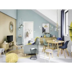 Maisons Du Monde Poufs Pouf Tressé Jaune -Magasin De Chaises pouf tresse jaune 1000 14 14 177749 3