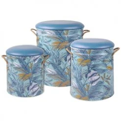 Stof Poufs Gigognes Avec Rangement - Lot De 3