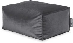 Sitting Point Poufs Repose-pied D'intérieur Aspect Velours Pétrole 55x65x35cm -Magasin De Chaises repose pied d interieur aspect velours anthracite 55x65x35cm