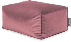 Sitting Point Poufs Repose-pied D'intérieur Aspect Velours Pétrole 55x65x35cm -Magasin De Chaises repose pied d interieur aspect velours vieux rose 55x65x35cm