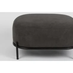 Drawer Repose-pieds En Tissu Gris -Magasin De Chaises repose pieds en tissu gris 4