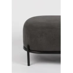 Drawer Repose-pieds En Tissu Gris -Magasin De Chaises repose pieds en tissu gris 5