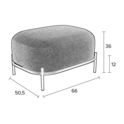 Drawer Repose-pieds En Tissu Jaune -Magasin De Chaises repose pieds en tissu jaune 5