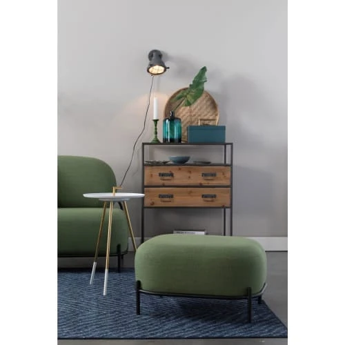 Repose-pieds en tissu vert Drawer Repose-pieds En Tissu Vert -Magasin De Chaises repose pieds en tissu vert 1