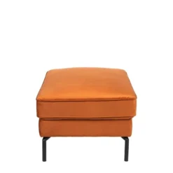 Drawer Repose-pieds En Velours Rouille -Magasin De Chaises repose pieds en velours rouille 3