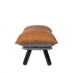 Zuiver Repose-pieds Repose Pieds Simili Cognac -Magasin De Chaises repose pieds simili cognac 4