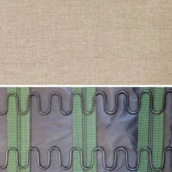 Alice's Garden Fauteuils Rocking Chair Design Tissu Beige Et Bois - Lorens Rocking -Magasin De Chaises rocking chair design tissu beige et bois lorens rocking 5